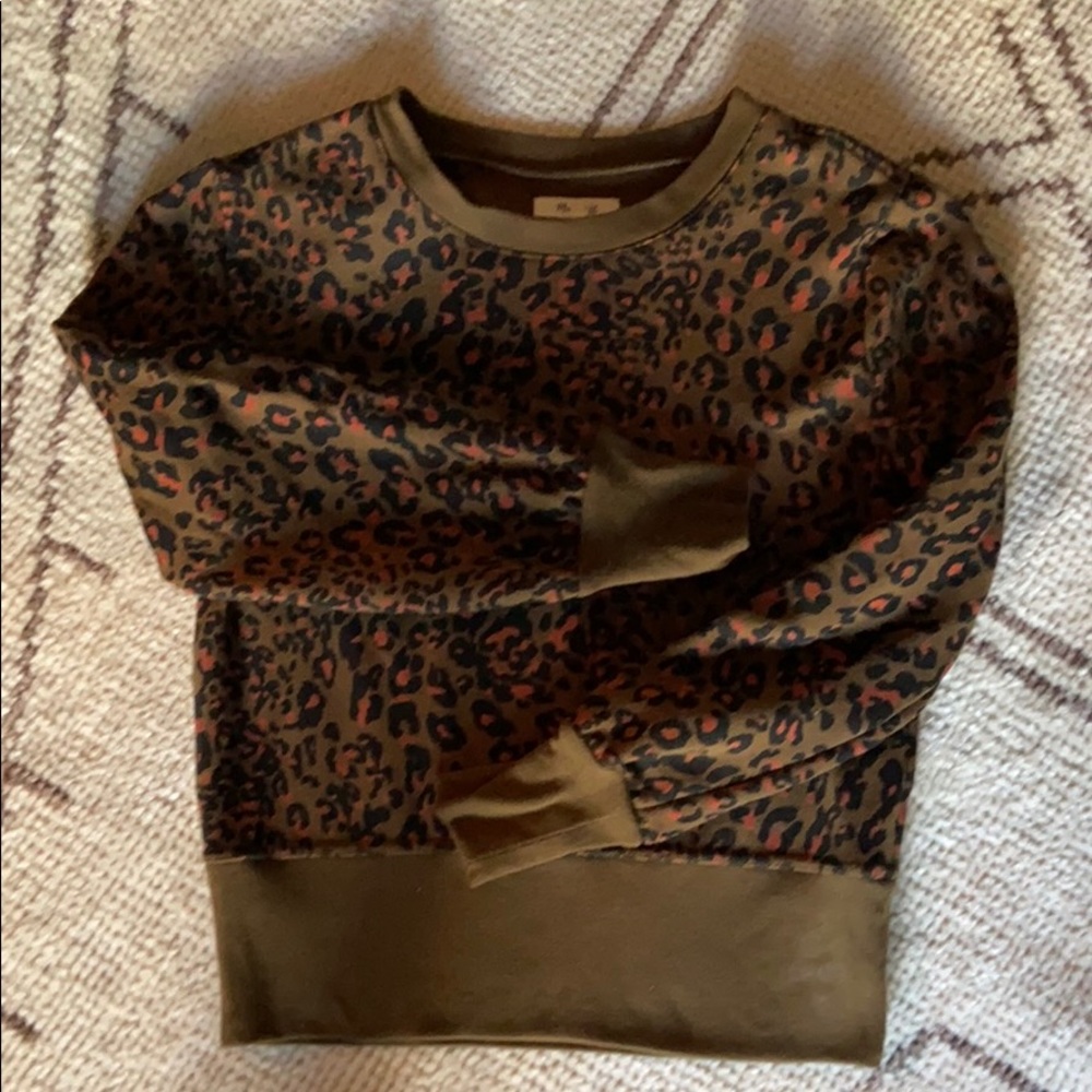 Madewell cropped sweatshirt